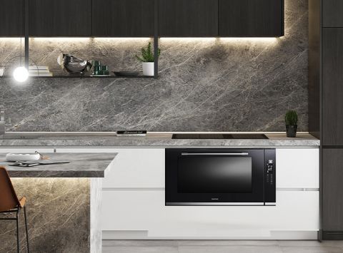 Euromaid built best sale in microwave